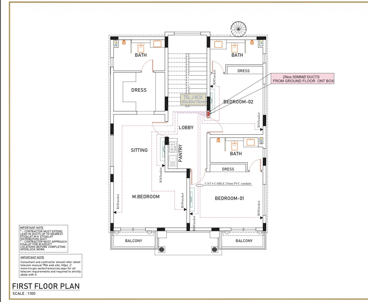 Coordinated first-floor residential services plan